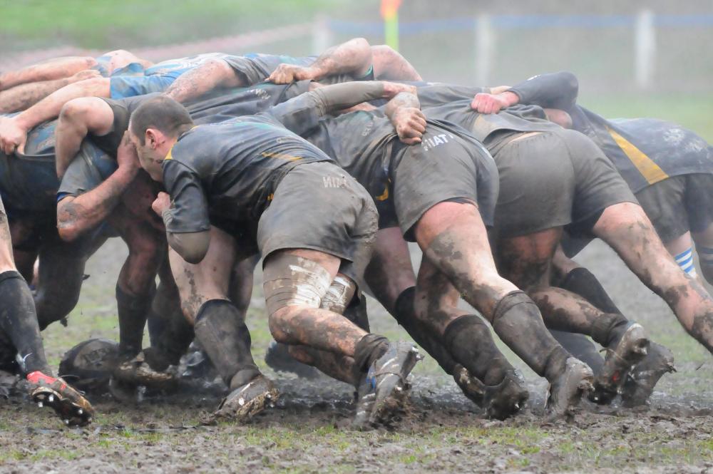 Схватка в регби Scrum Rugby