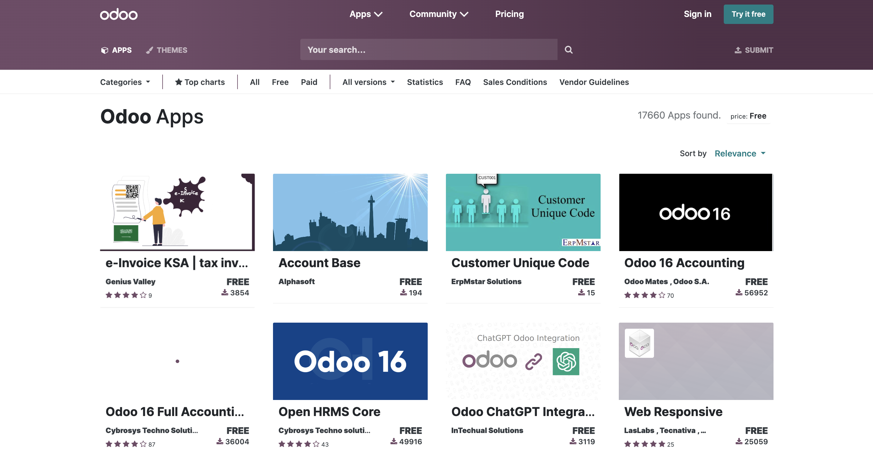 Odoo App Store