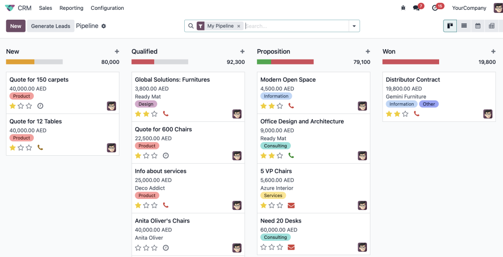 Odoo CRM Module