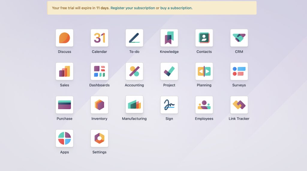 Odoo Cloud Interface